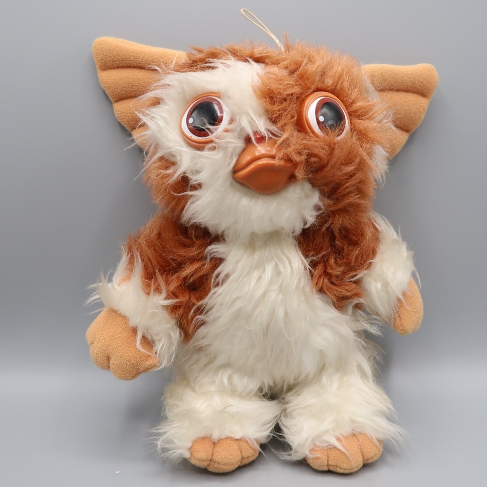 Vintage 1984 Gremlins 10" GIZMO Hasbro Softies Plush Mogwai no‎ sound